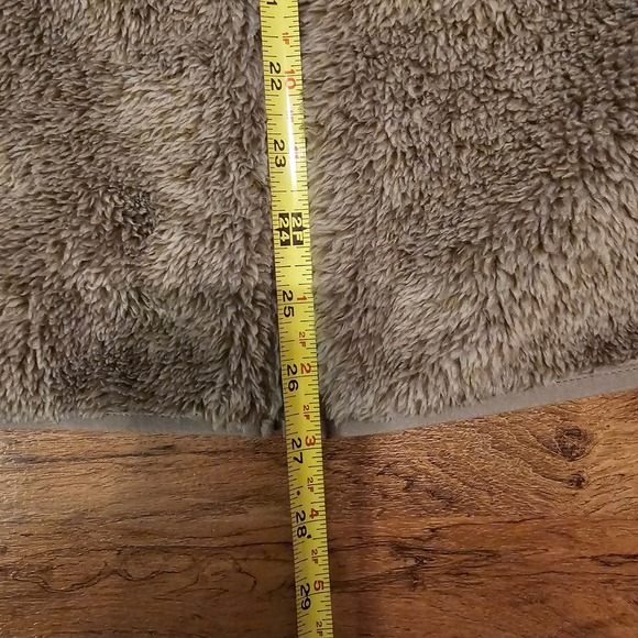 LL Bean Hi-Pile Fleece Full Zip Jacket Brown Large 505250 Sherpa Lined - Picture 7 of 7